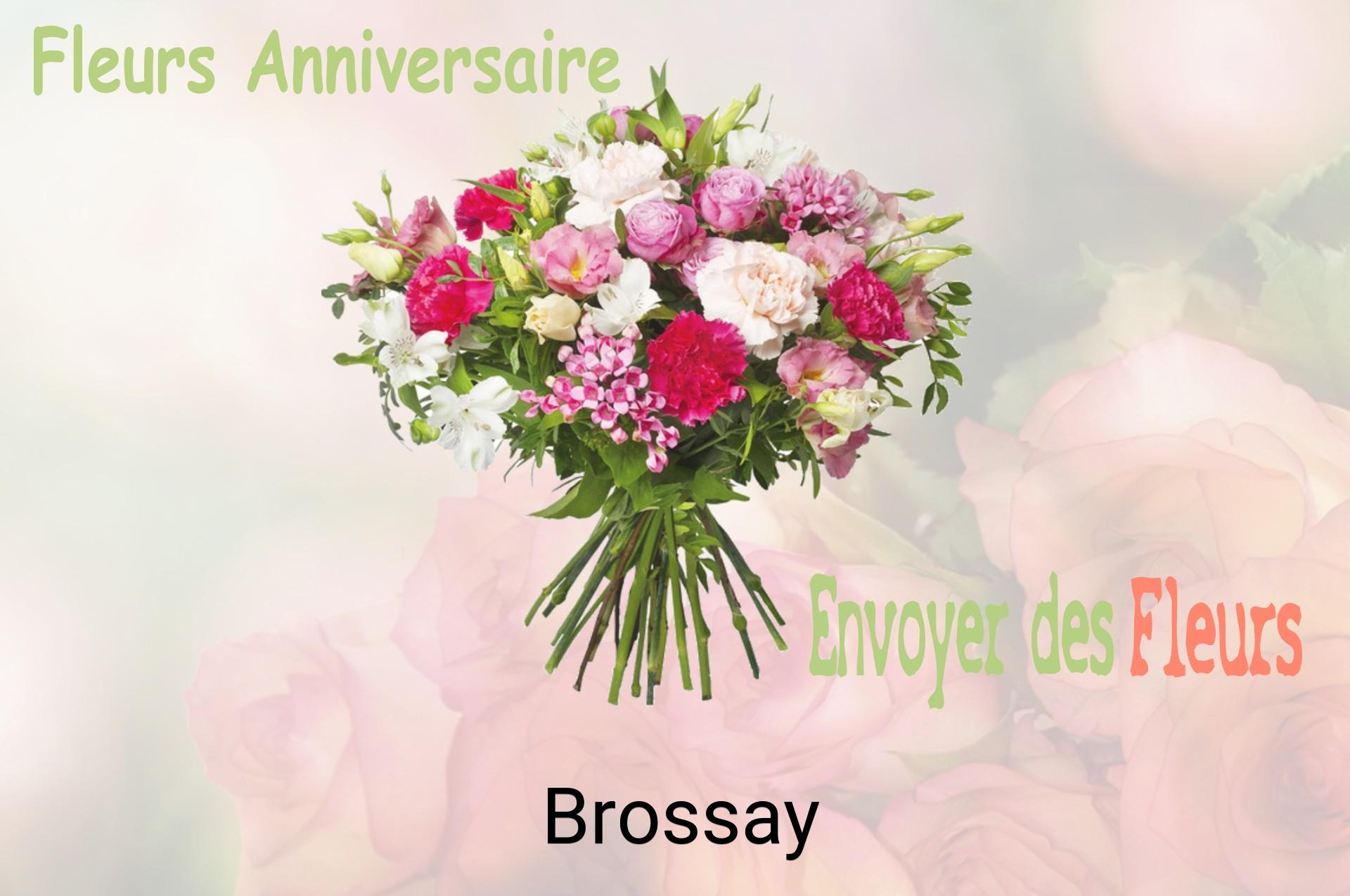 Bouquet de fleurs d’anniversaire livré à Brossay