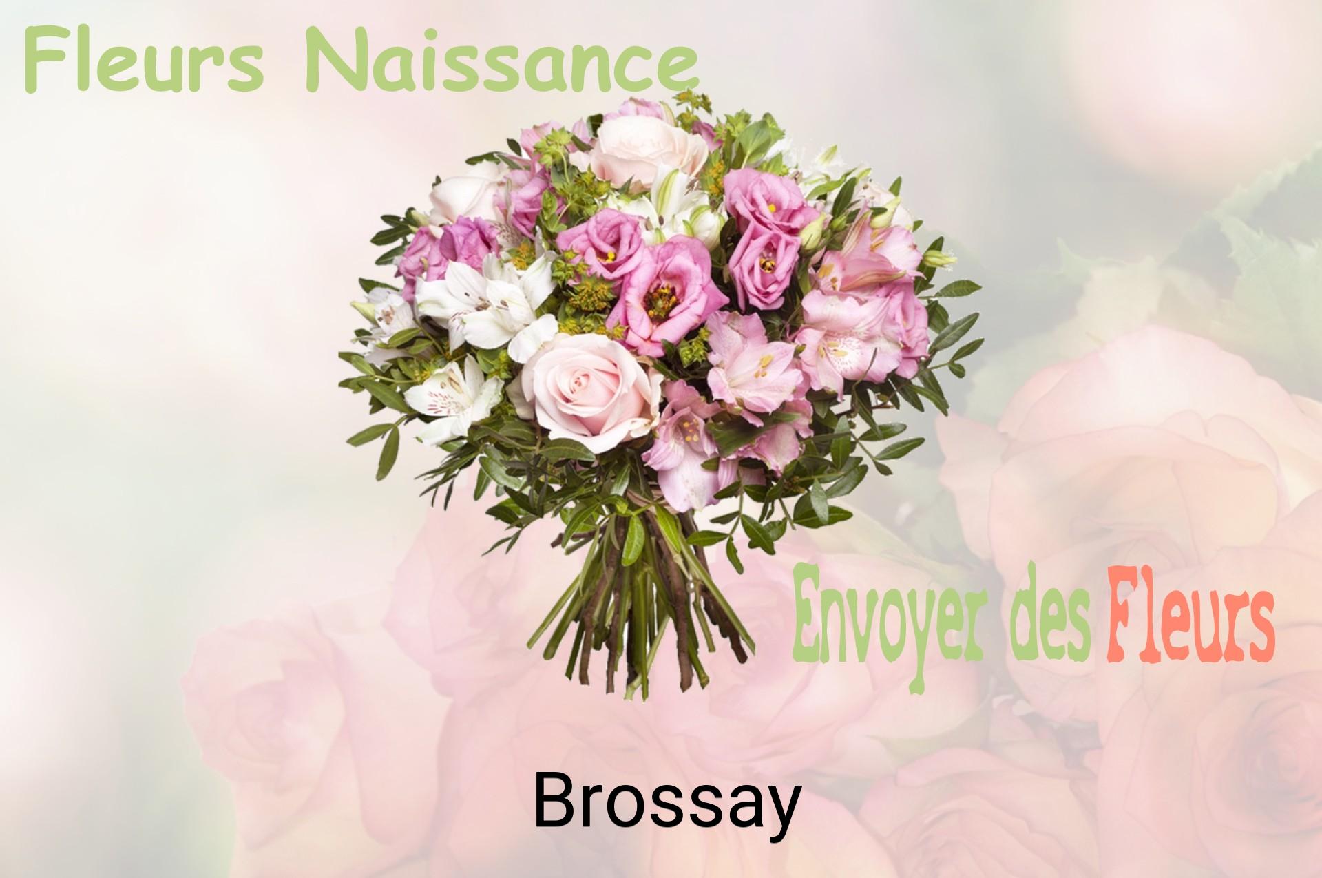 Bouquet de fleurs de naissance livré à Brossay